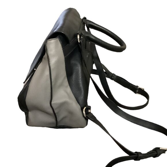 Kenneth Cole Reaction Concord Backpack Purse Vegan Faux Leather Multicolor 211G - Picture 7 of 12